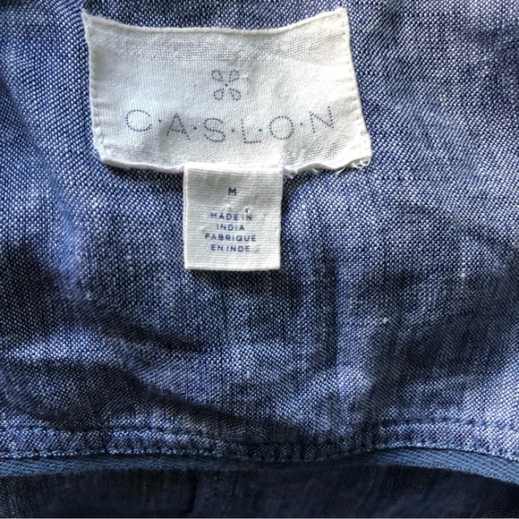 Caslon Denim Linen Blazer/Jacket size small - Picture 5 of 10